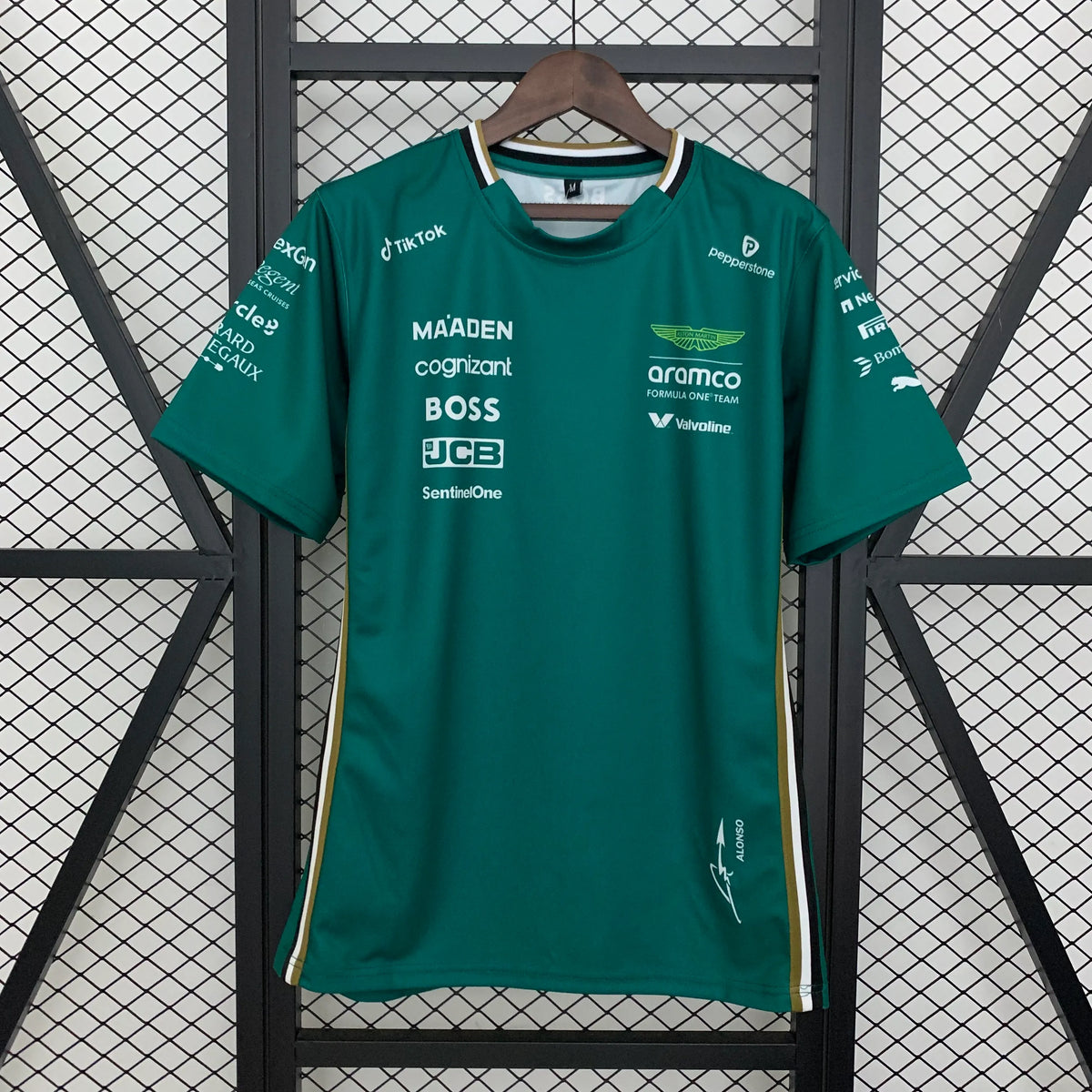 Aston Martin F1 2025 Kids Alonso Driver T-Shirt