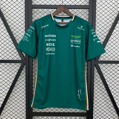 Aston Martin F1 2025 Kids Alonso Driver T-Shirt
