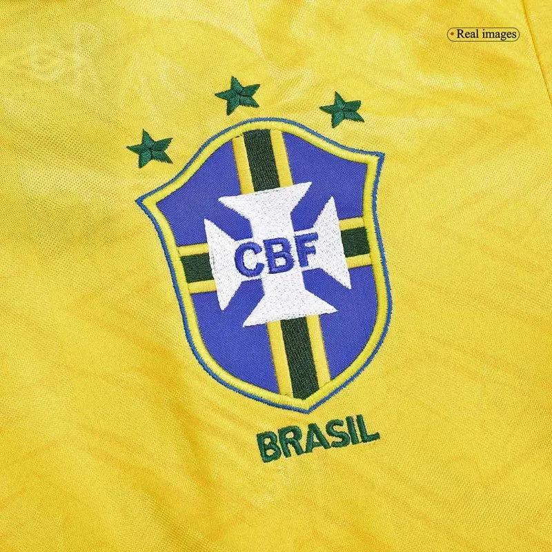 Brazil 1991/93 Retro Jersey Home