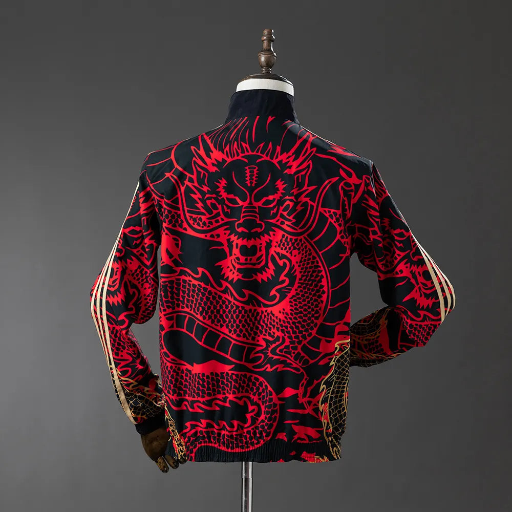 Real Madrid Reversible Jacket Windbreaker - Red & Heiss