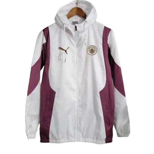 Manchester City Jersey Windbreaker White and purple 2023/2024